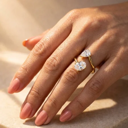 Double Stone Ring