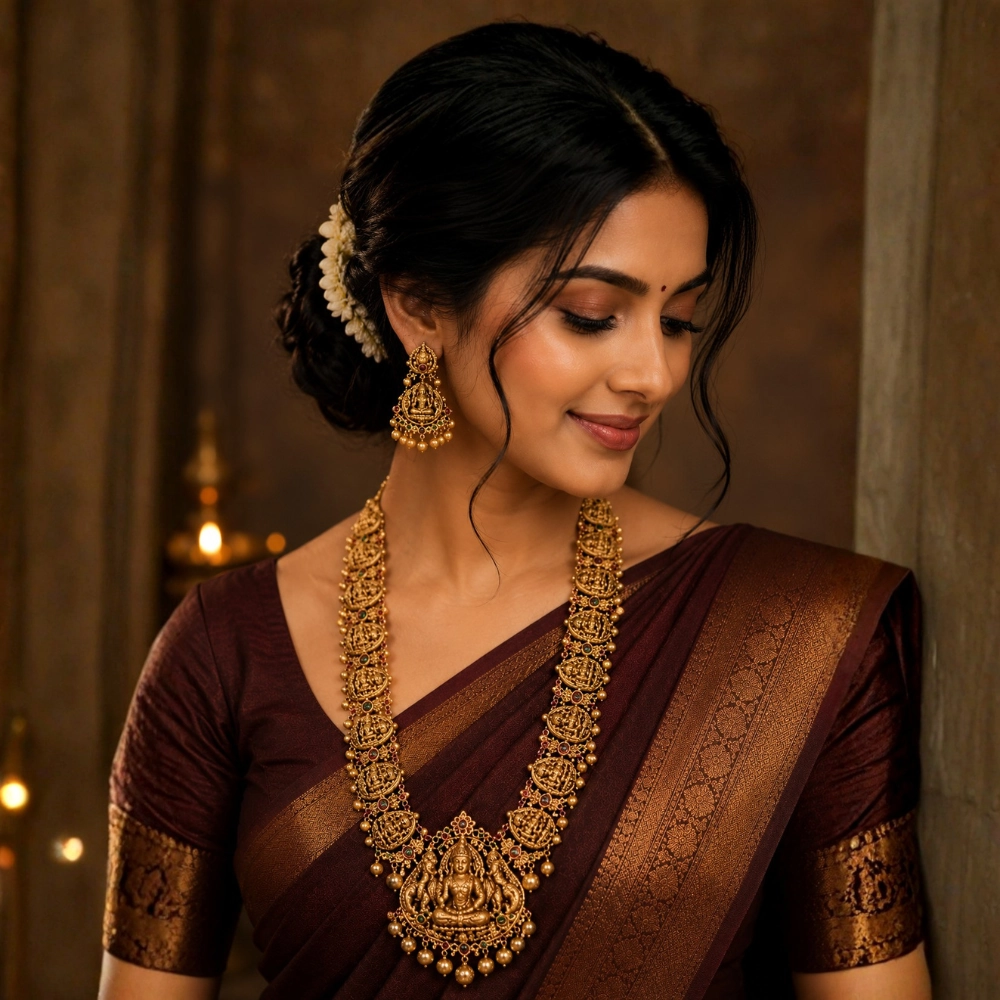 Swarna Lakshmi Heritage Temple Necklace
